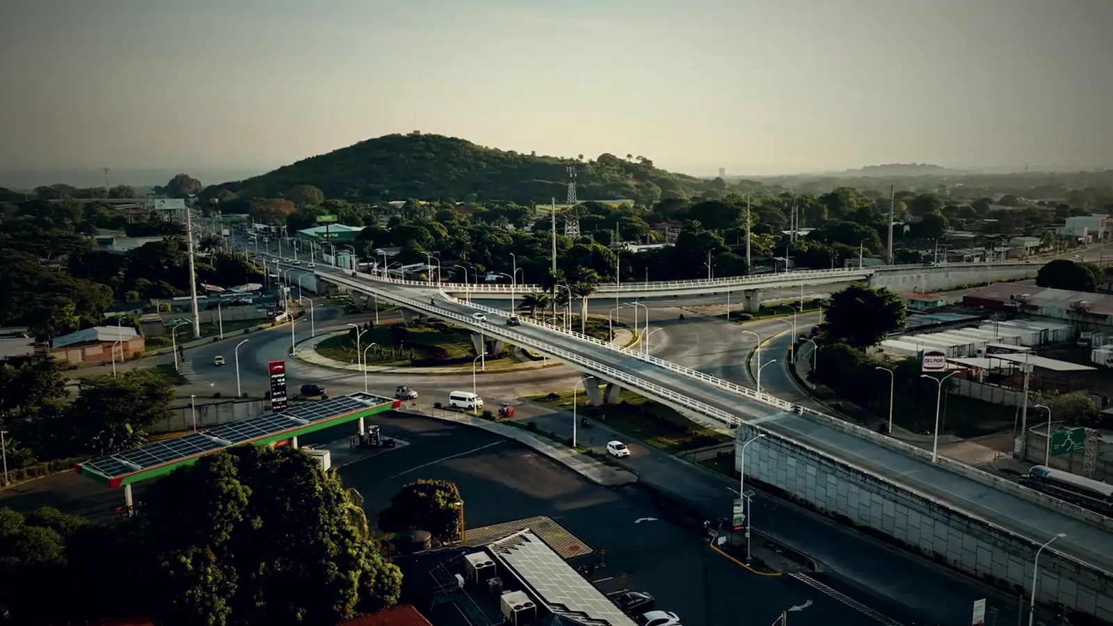 Vista aérea de Managua