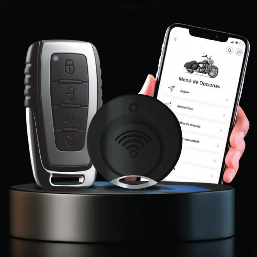 Control remoto, sensor de proximidad y teléfono con la app Nemesis Connect+